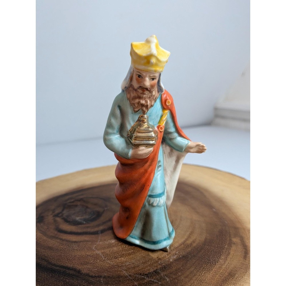 Goebel King WiseMan Figurine HX 281 E Nativity W Germany Vintage 1958 Christmas